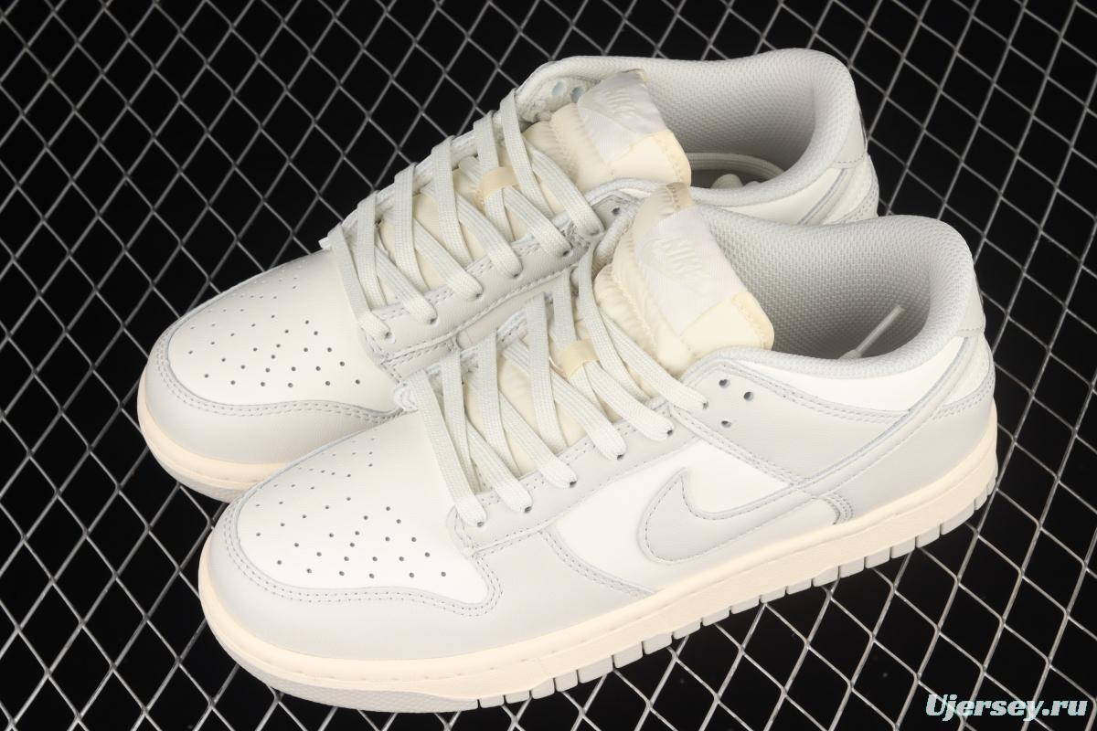 NIKE DUNK Low bone white color SB buckle rebound fashion leisure board shoes DD1503-107