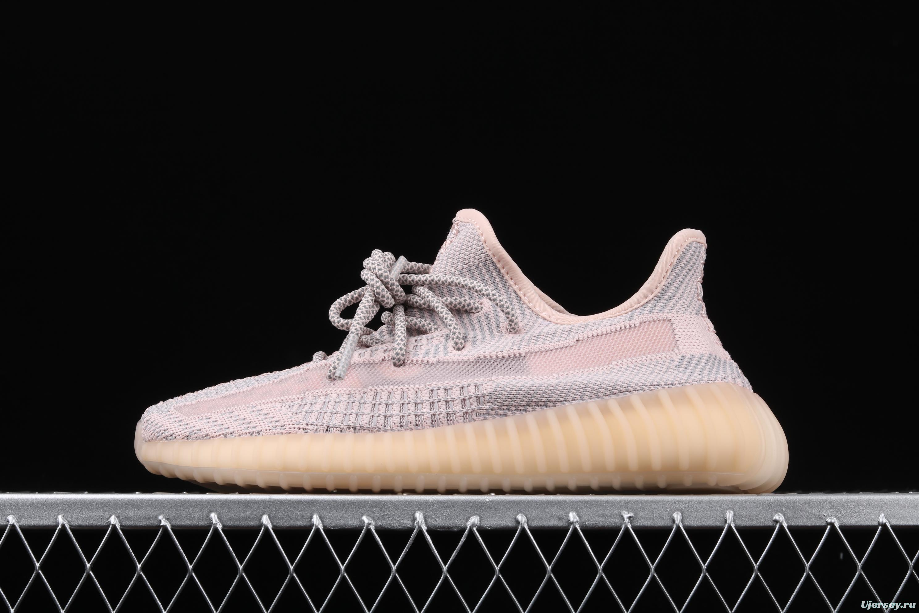 Adidas Yeezy 350 Boost V2 Synth FV5578 Darth Coconut 350 second generation silver powder hollowed-out angel color