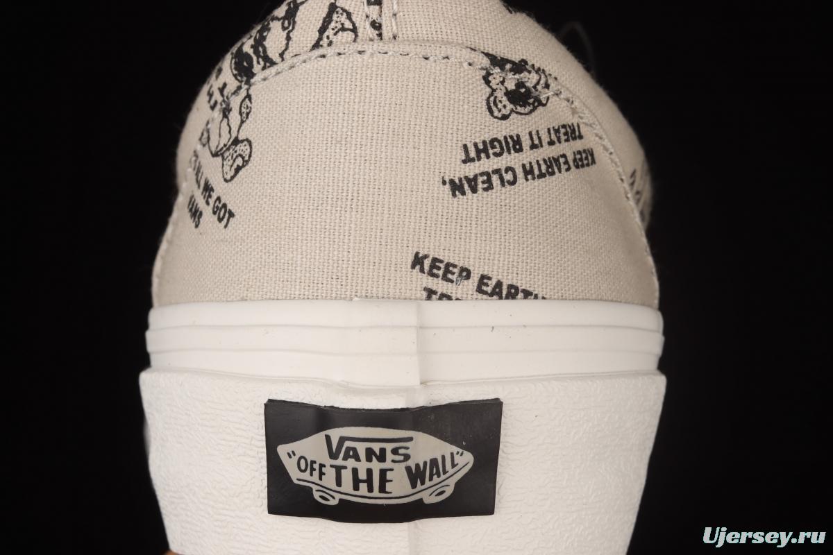Vans Era light brown bear low-top casual board shoes VN0A54F19M8