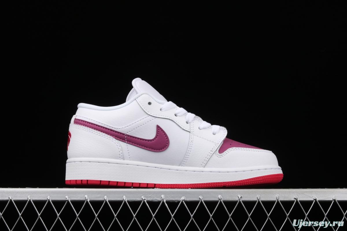 Air Jordan1 Low low-top basketball shoes for Valentine's Day 554723-161