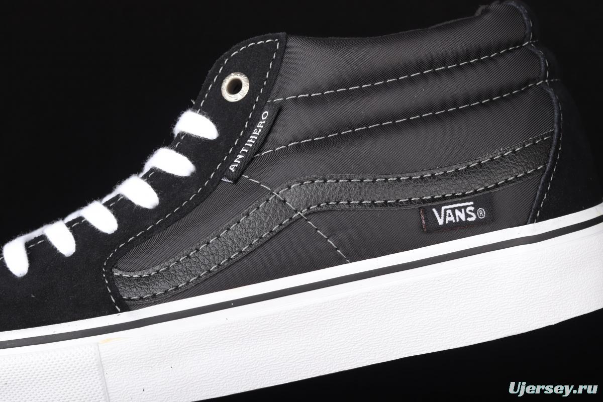 VN0A347UVGD of professional skateboard shoes with Vans Sk8-Mid Pro ANTIHERO cooperation fund