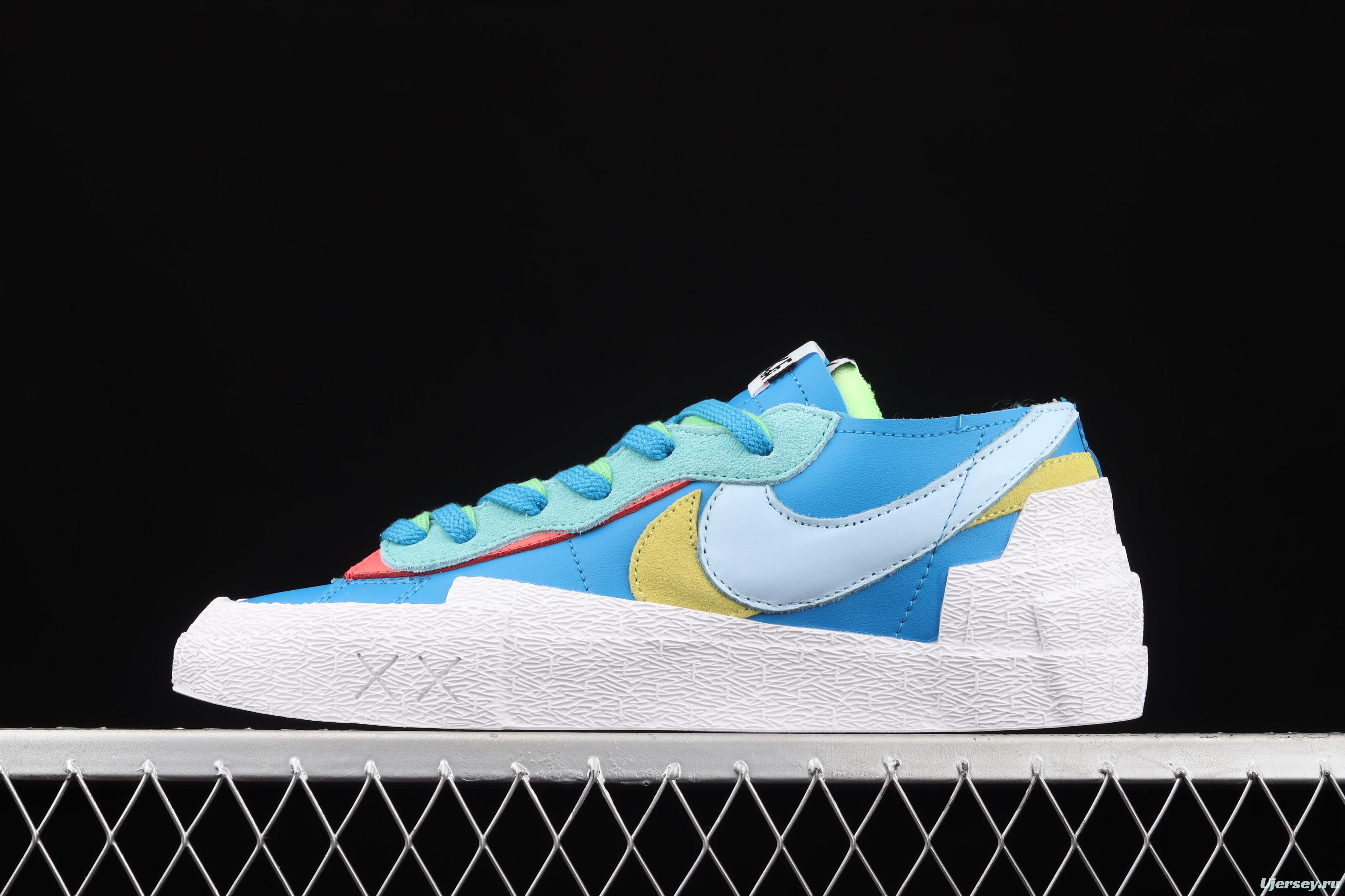 Sacai x NIKE Blazer Low co-signed Trail Blazers low-top casual board shoes DM7901-400