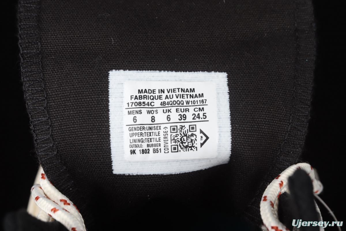 Converse Chuck Taylor 70s Converse 2021 environmental protection series high upper canvas board shoes 170854C