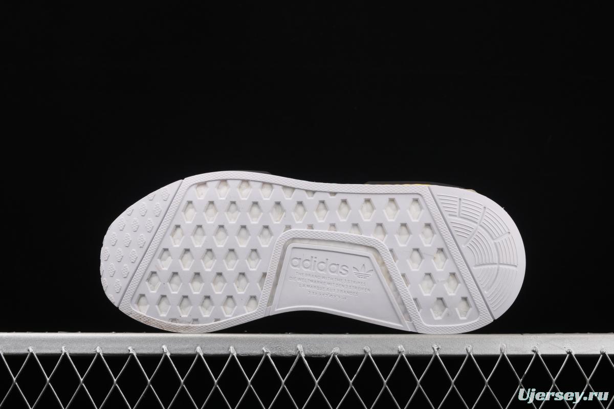 Adidas NMD R1 Boost V2 FY1182 second generation elastic knitted surface popcorn running shoes