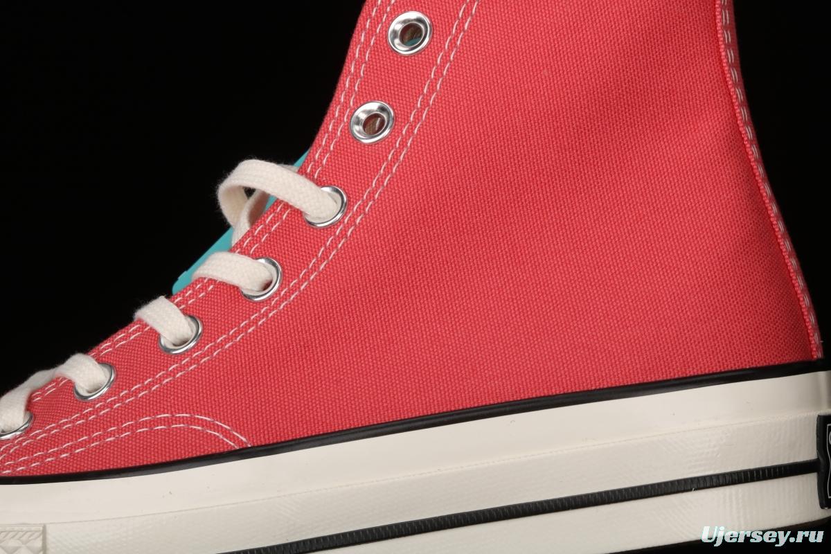 Converse 70s spring new color environmental protection watermelon red high top leisure board shoes 170790C