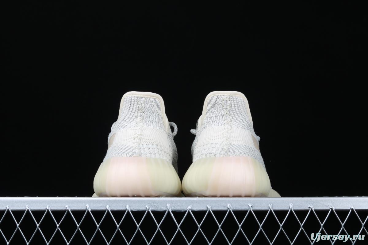 Adidas Yeezy 350 Boost V2 FV3254 Darth Coconut 350 second generation beard white hollowed-out star color