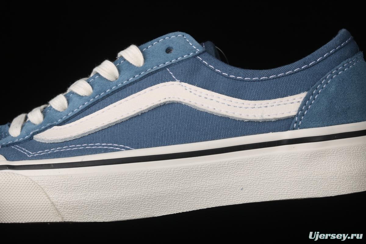 Vans Style 36 SF jeans blue PEACEMINUSONE short head limited edition skateboard shoes VN0A3MVL42R