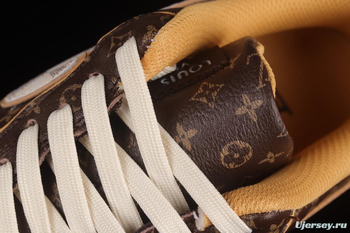 LV x NIKE Air Force 1'07 Low co-branded custom low-top casual sneakers