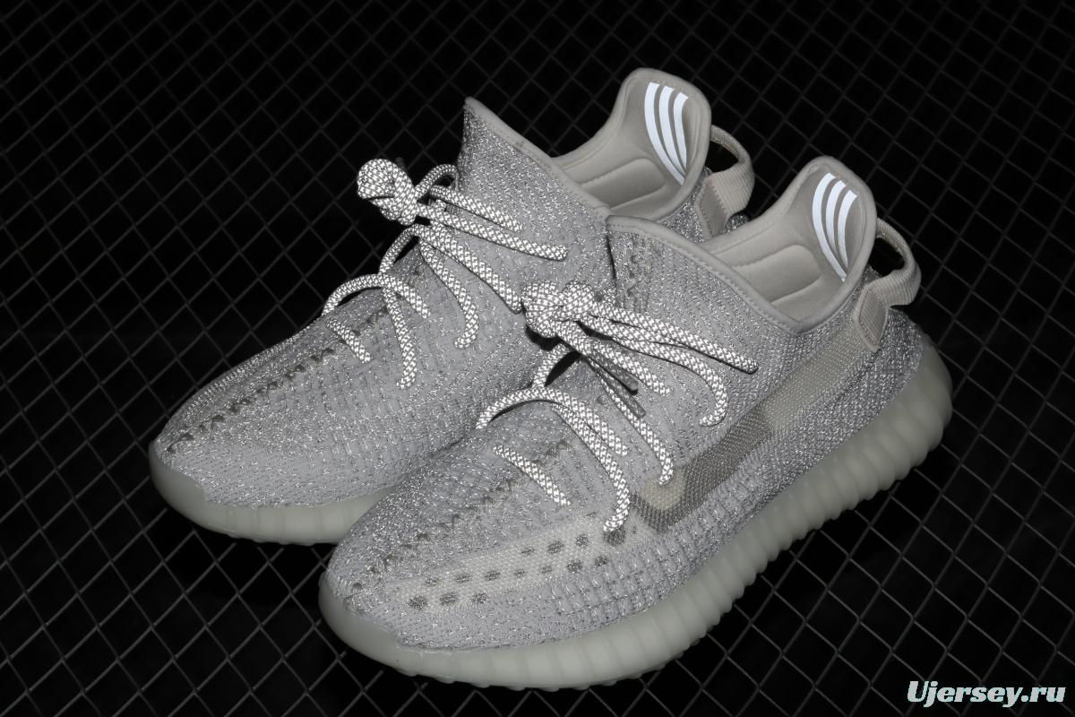 Adidas Yeezy Boost 350V2 Static EF2367 Darth Coconut 350 second generation hollowed-out silk star