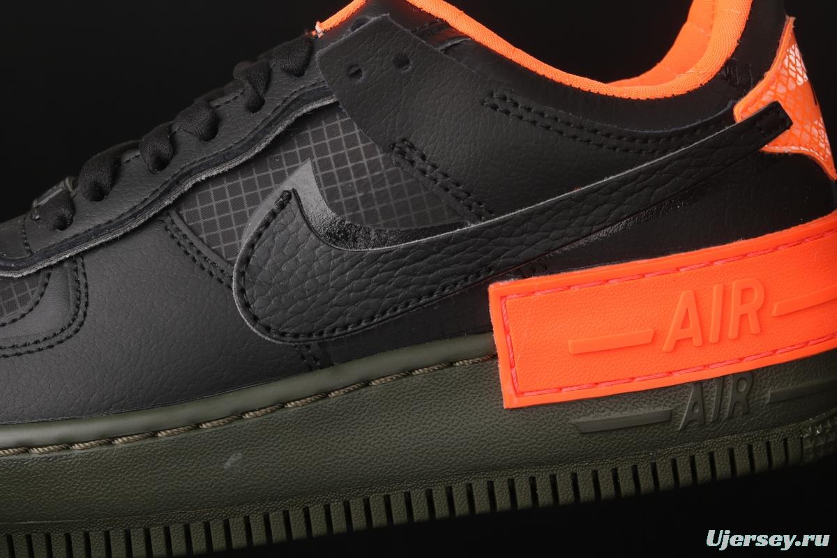 NIKE Air Force 1 ShAdidasow light weight heightened low-top 100-board shoes CQ3317-001