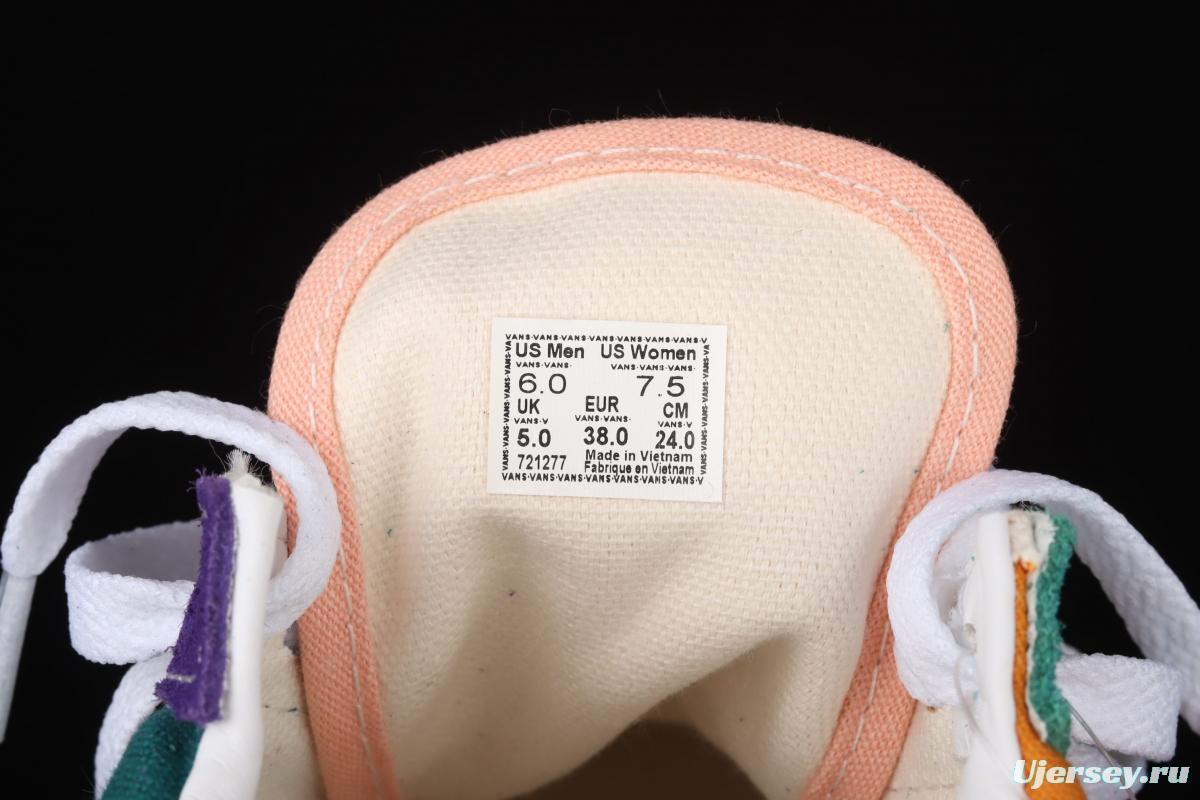 Vans Style 36 ice cream cream blue matching mandarin duck low upper board shoes VN0A54F66T6