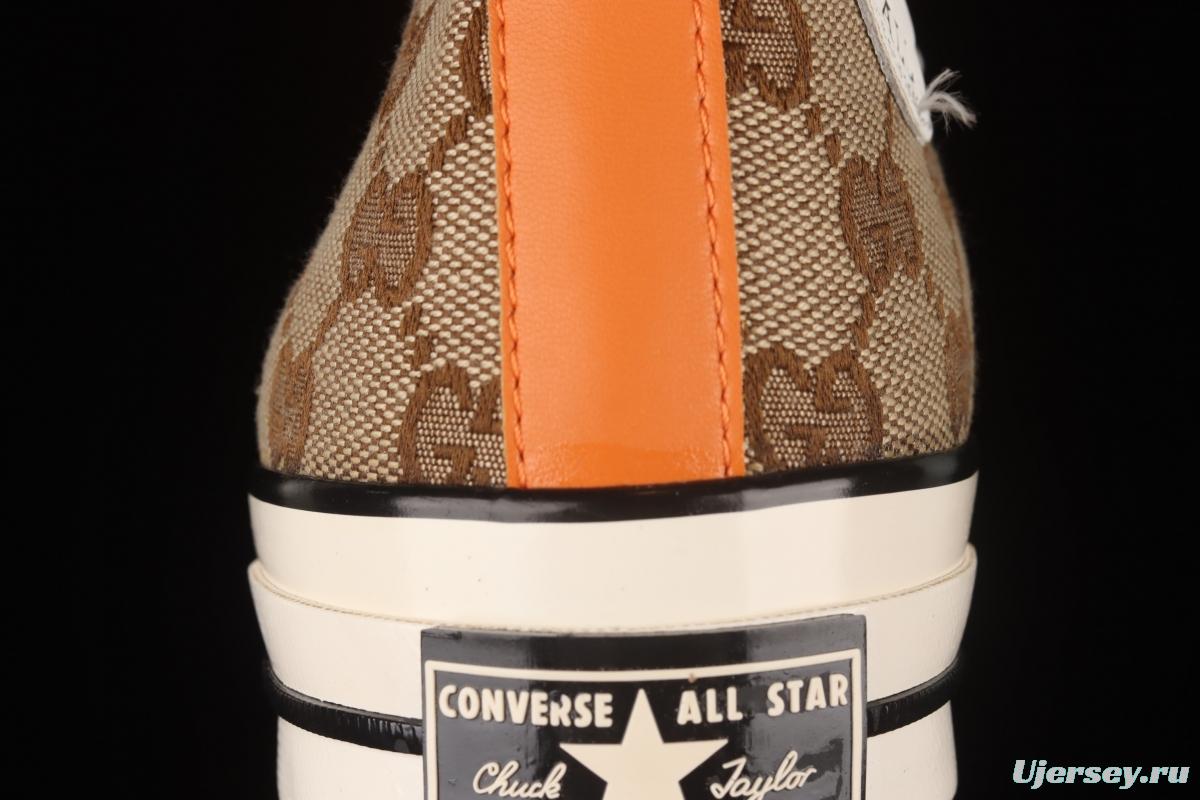 Remake Con Gucci x Converse Converse Trend High Top Casual Sneakers 169768C