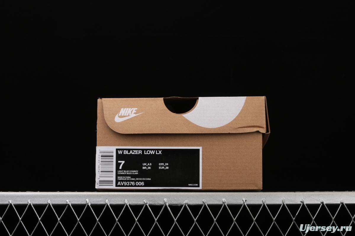 Levi's Strauss x NIKE Blazer Low LX Trail Blazers hole-breaking jeans low-side leisure sports board shoes AV9376-006
