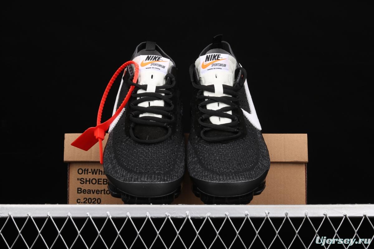 OFF-White x NIKE Vapor Max steam cushion jogging shoes AA3831-001