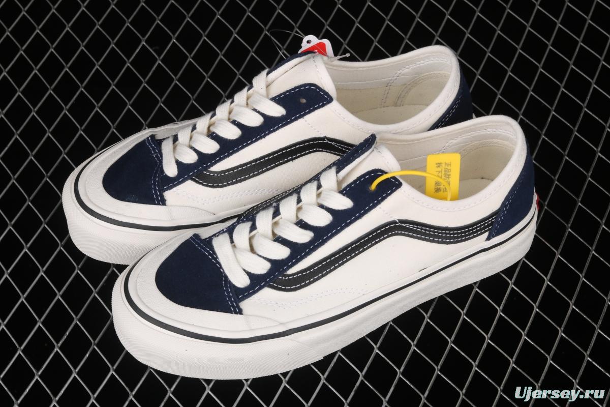 Vans Style 36 half-moon head half-crescent white low-top sports board shoes VN0A38GF4UJ2