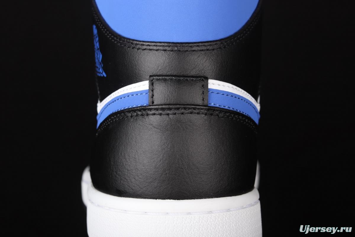 Air Jordan 1 Mid Royal Blue Zhongbang Basketball shoes 554724-140