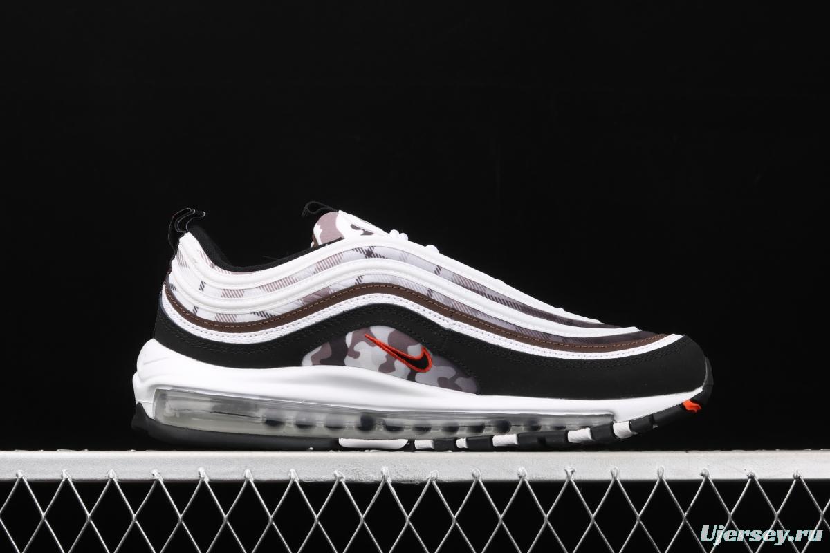 NIKE Air Max 97 Shadow Grey Color matching bullet Air cushion running shoes DB2017-100