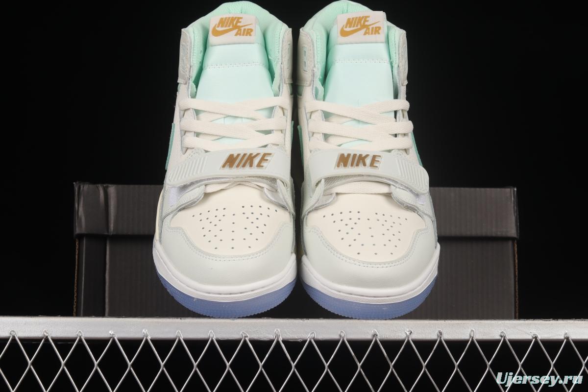 Air Jordan Legacy 312 Top Quality Mint Green Color Matching Velcro 3-in-1 Sneakers DR8486-131