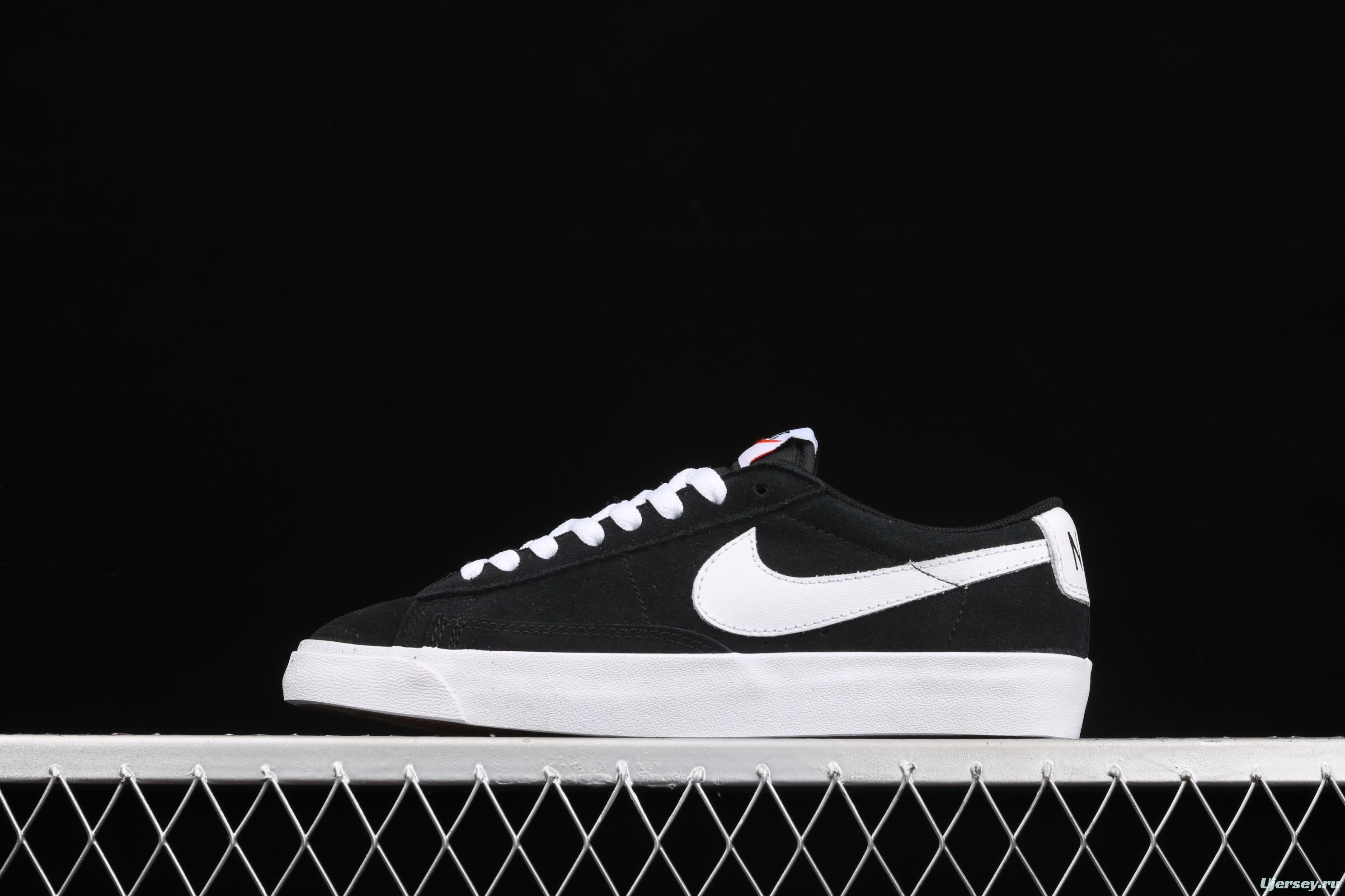 NIKE Blazer Low Prm Trail Blazers leather low-top skateboard shoes 538402-004