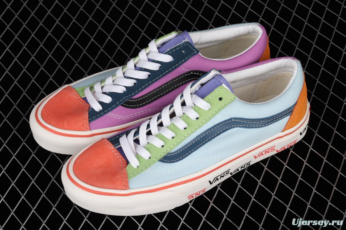 Vans Style 36 ice cream cream blue matching mandarin duck low upper board shoes VN0A54F66TA