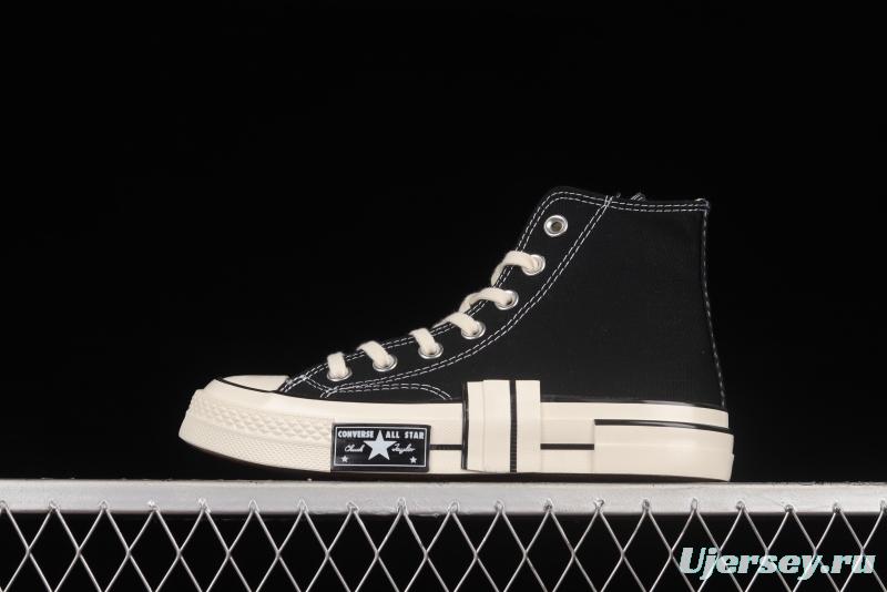Converse 1970s x Rubber Patchwork latest rubber deconstruction series high-top sneakers AO2113C