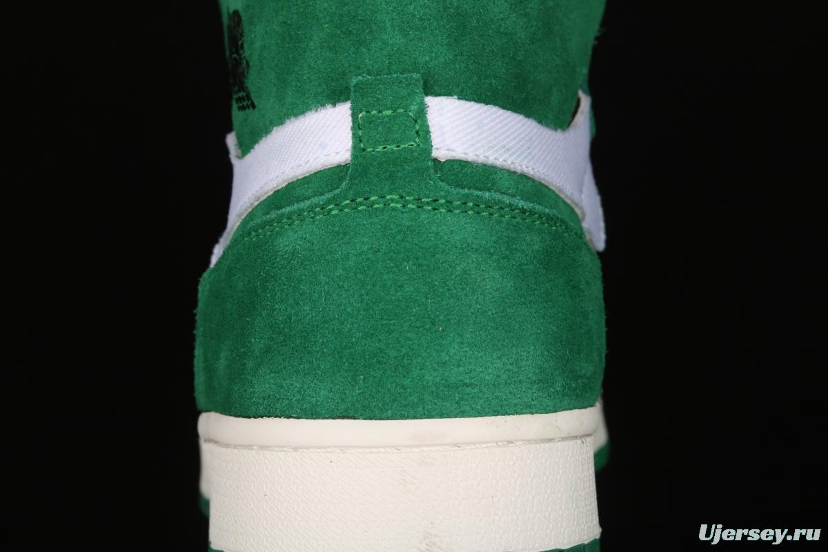 Air Jordan 1 Zoom CMFT StAdidasium Green white and green splicing CT0978-300