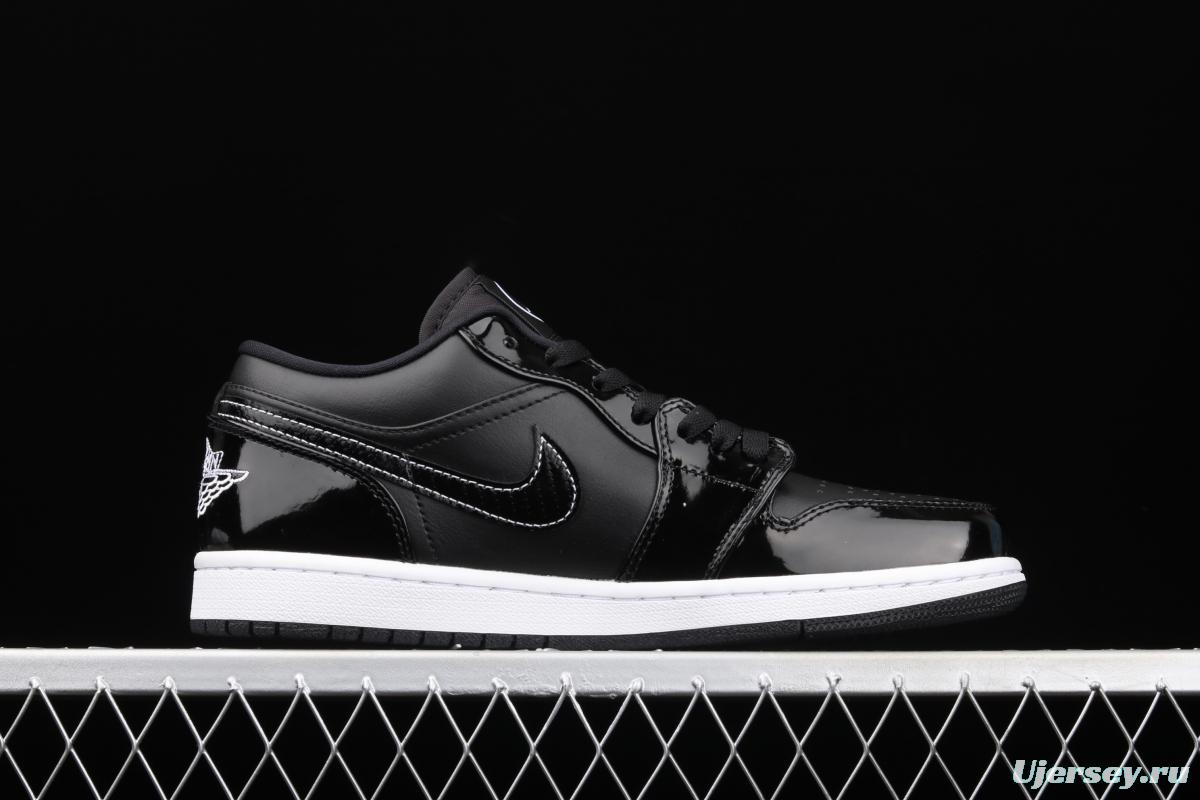 Air Jordan 1 Low ASW low-top all-Star patent leather black low-top basketball shoes DD1650-001