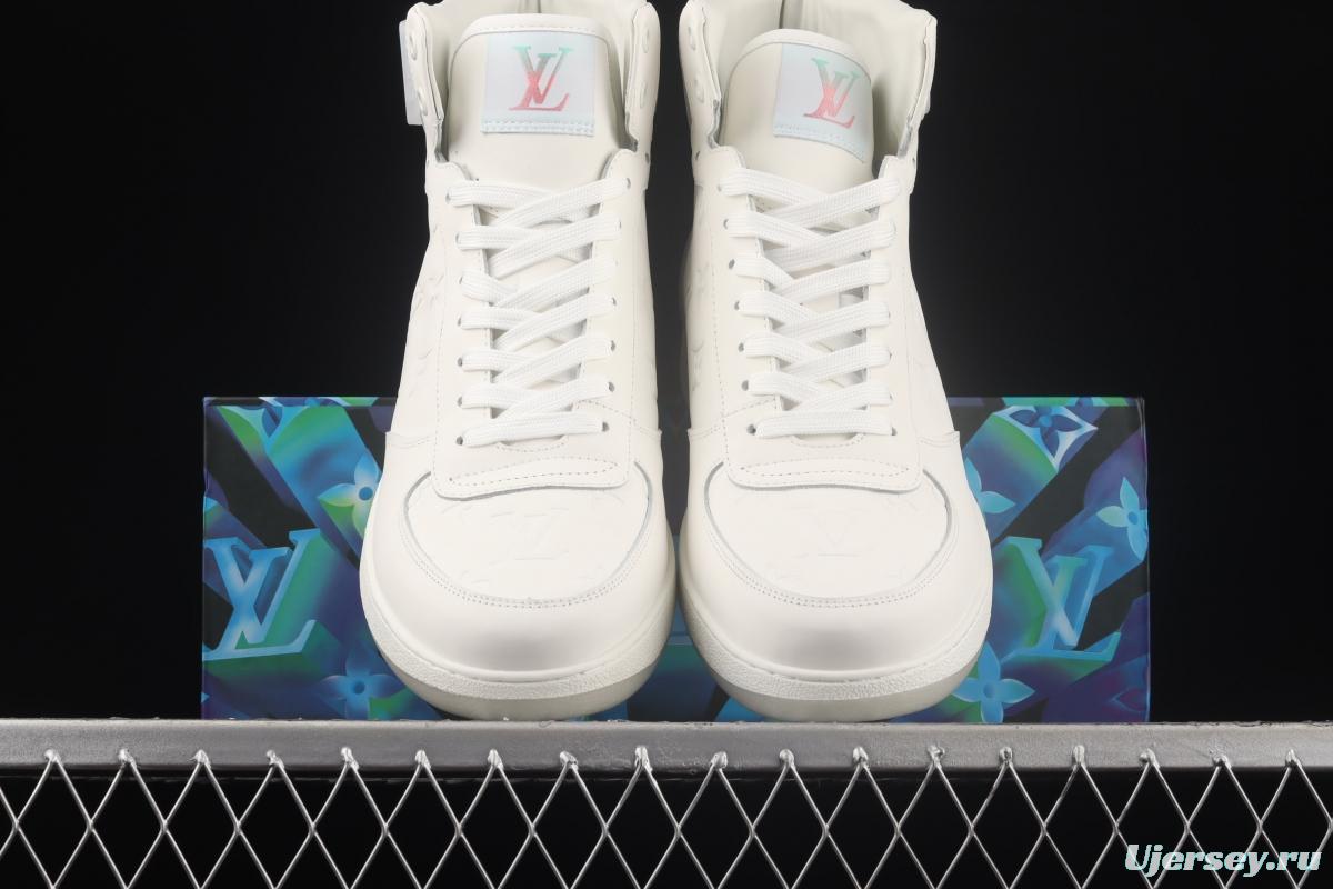 LV RIVOLI With Chips sports shoes series high upper board shoes