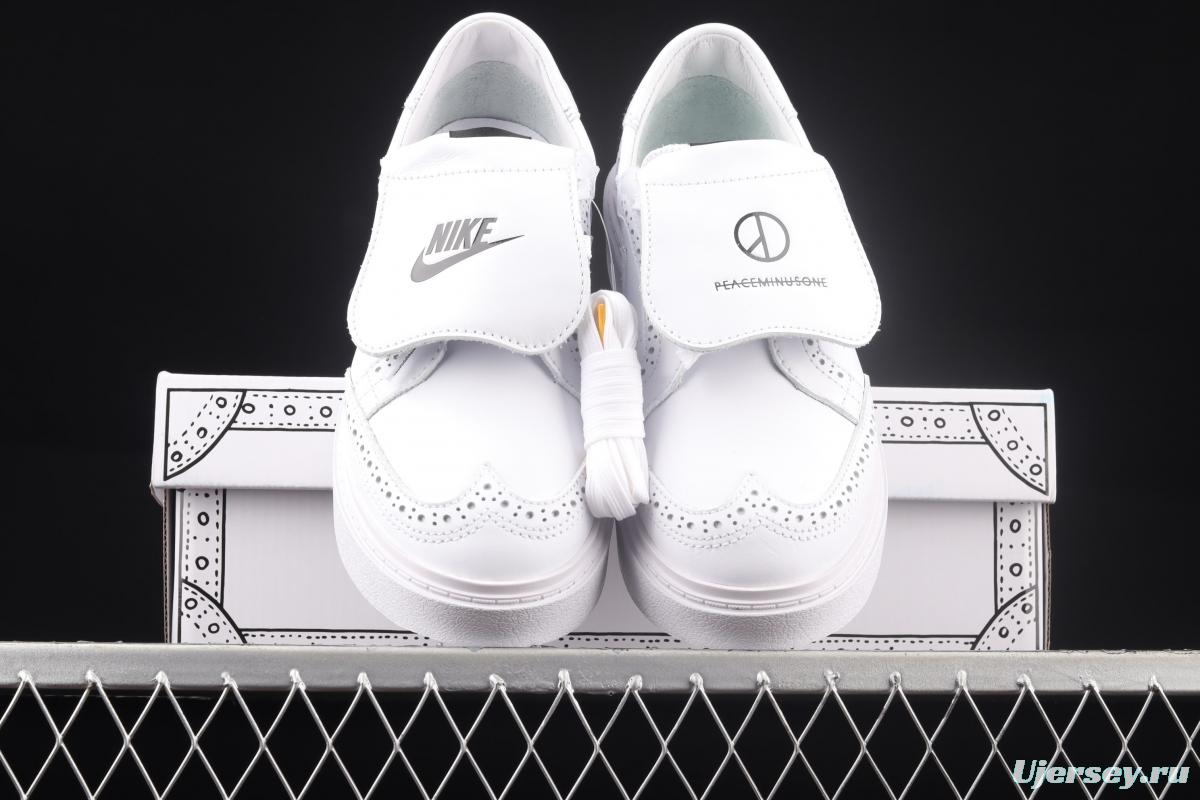 PEACEMINUSONE x NIKE Kwondo 1 GD joint series PEACEMINUSONE3.0 casual board shoes DH2482-100