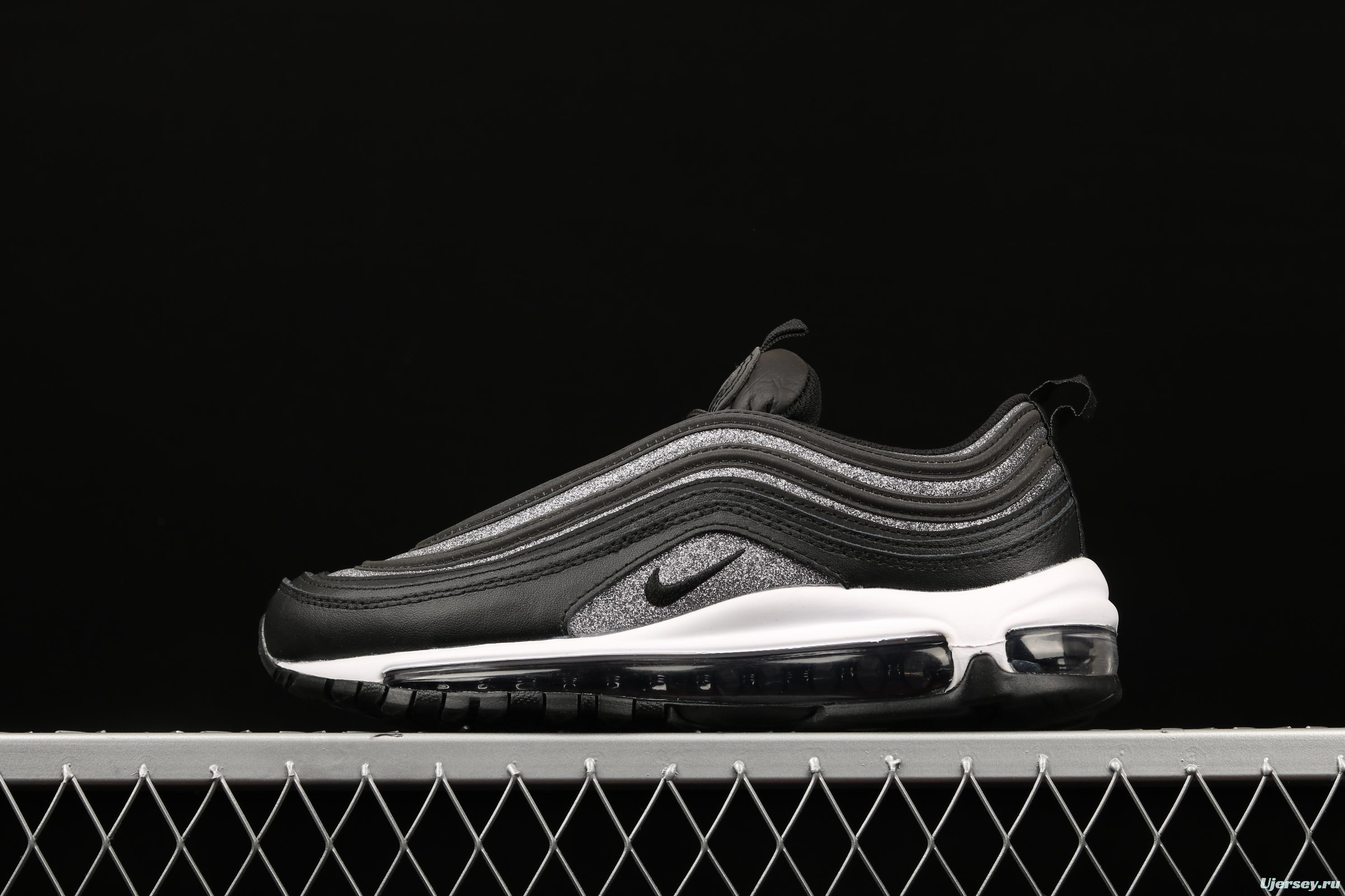 NIKE Air Max 97 Premium Welcomes Silver Mesh Uppers air cushion running shoes AT0071-002