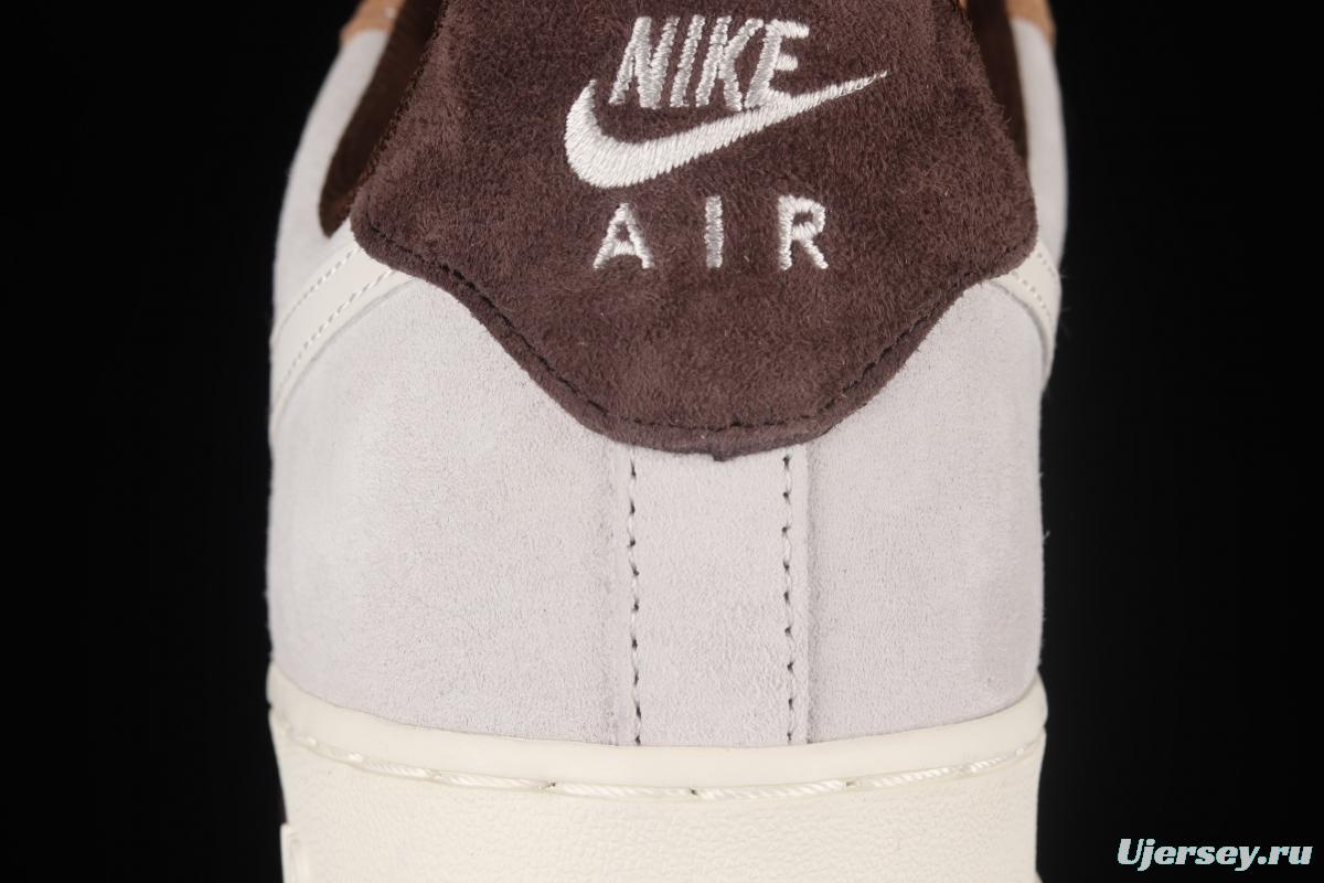 NIKE Air Force 1 Low coffee bean color low-top casual board shoes BL3099-233