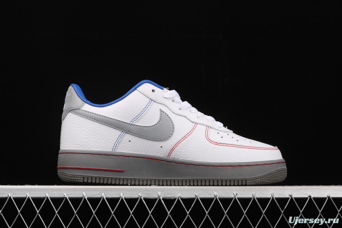NIKE Air Force 11607 liquid silver 3M reflective low-top casual board shoes CK5433-200
