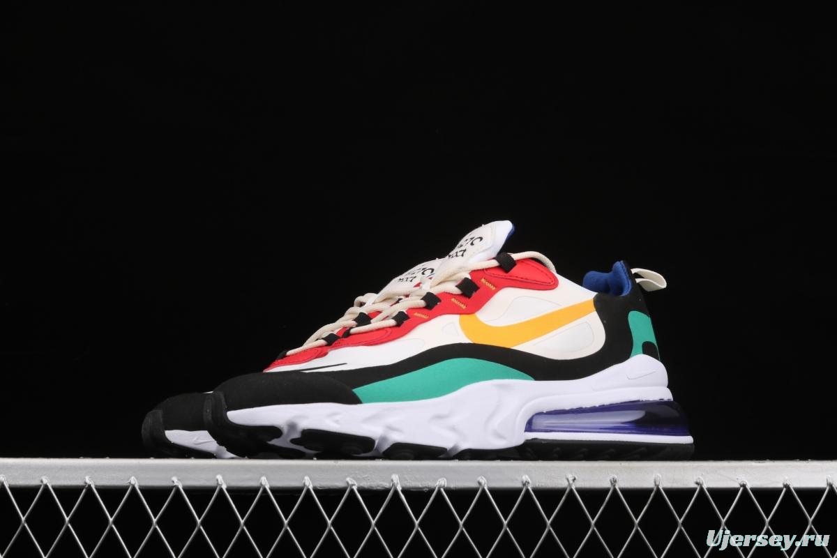 NIKE Air Max 270React new high-frequency mesh function half-palm air cushion running shoes AO4971-002