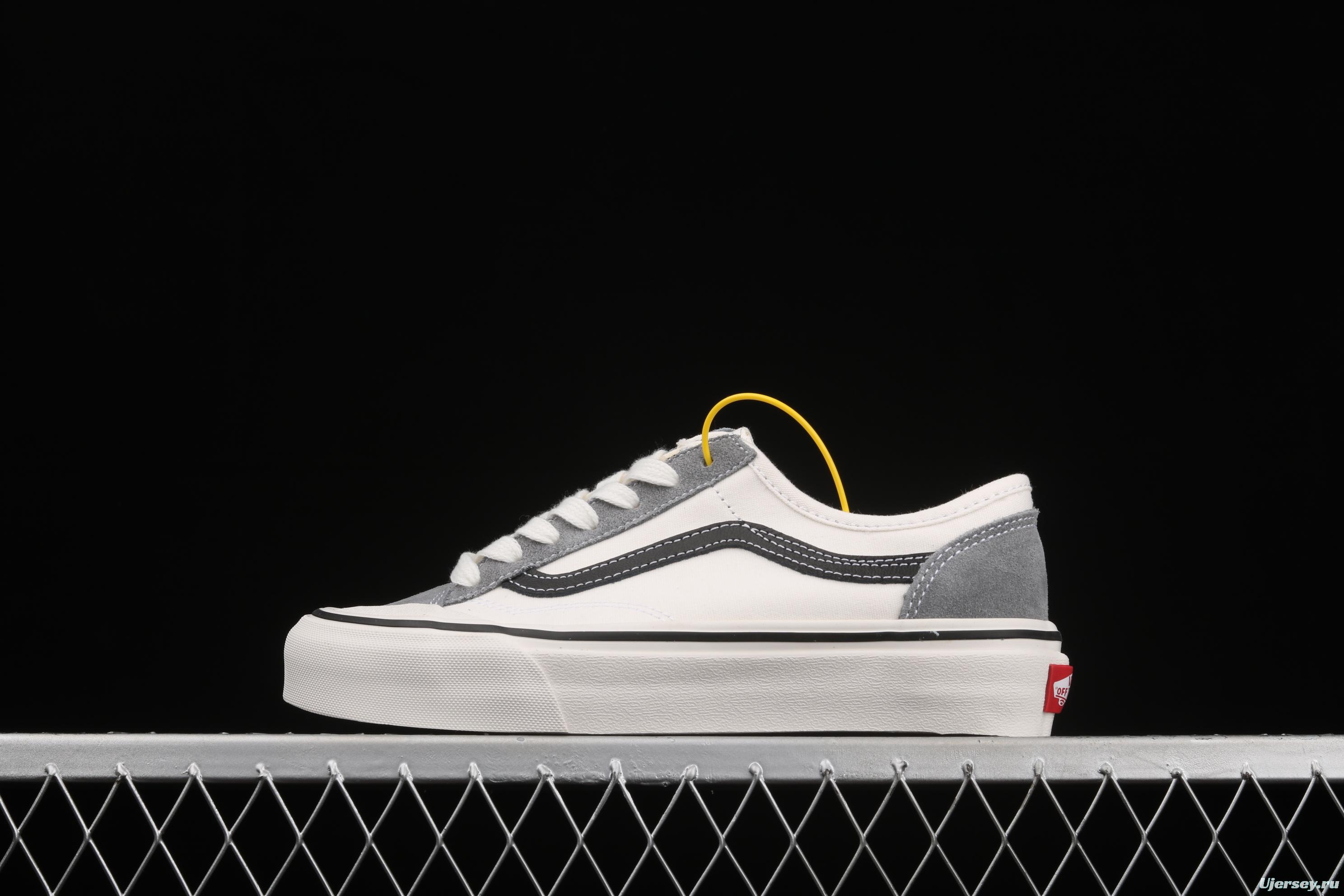 Vans Style 36 million half-moon head gray Oreo low-top canvas board shoes VN0A4BVAK11