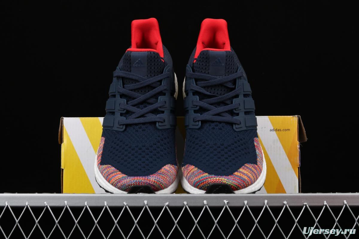 Adidas Ultra Boost 1.0 Multicolor Toe BB7801 colorful woven breathable cushioning running shoes