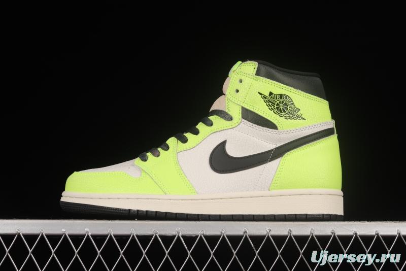 Air Jordan 1 High OG Volt Fluorescent Green 555088-702