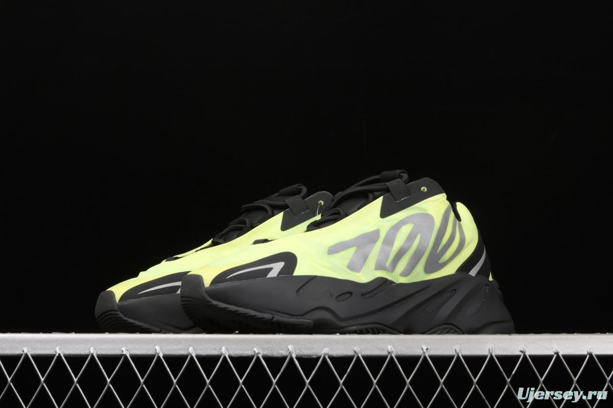 Adidas Yeezy Boost 3M 700 MNVN FY3727 coconut 700 3M reflective nylon running shoes
