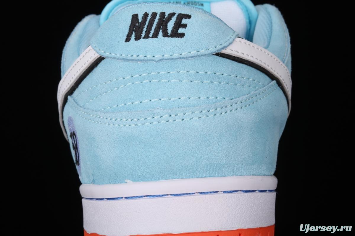 WE CLUB 58 x Nike SB DUNK Low Pro Club 58 Gulf Slam Dunk Series low side leisure sports skateboard shoes BQ6817-401