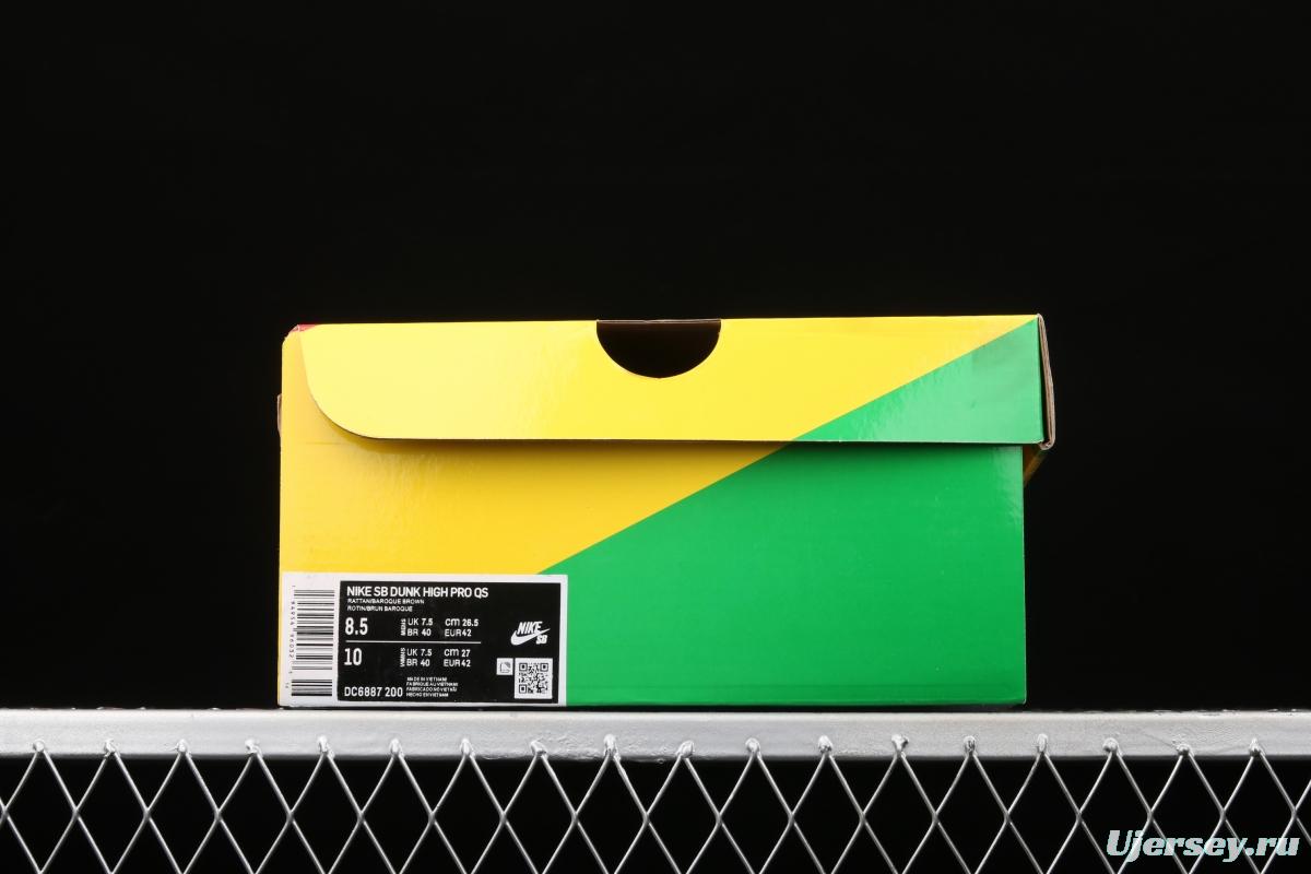 Concepts x NIKE SB DUNK High Mallard (wild duck) dunk series retro high top leisure sports skateboard shoes DC6887-200