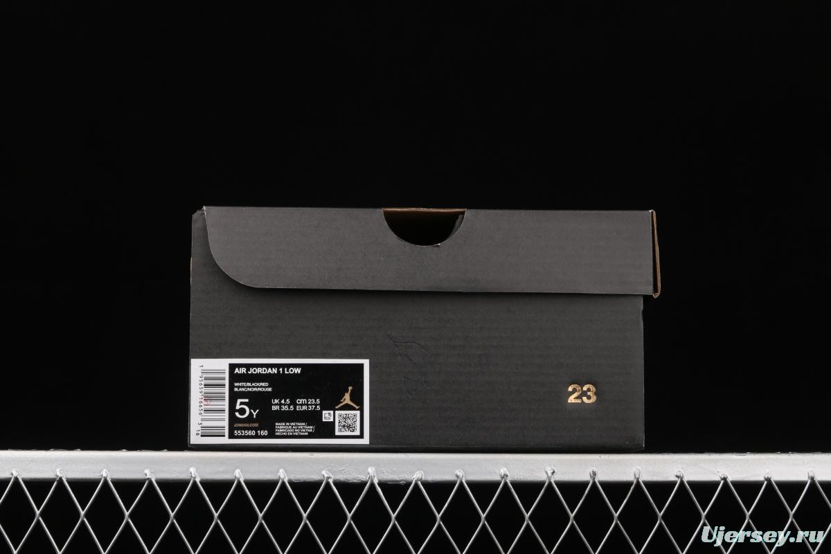 Air Jordan 1 Low low-side cultural leisure sports shoes 553560-160