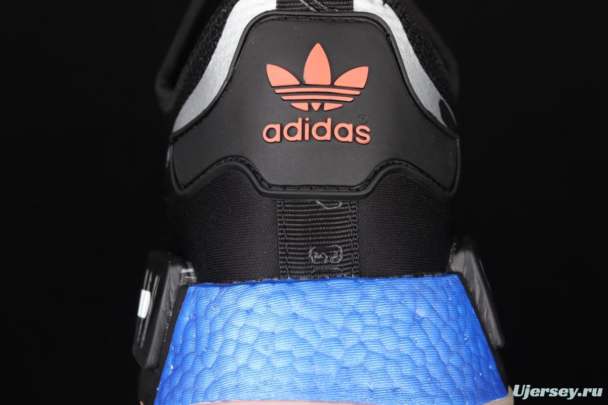 Nasa x Adidas ZX 2K Boost FX6819 joint clover popcorn vintage running shoes