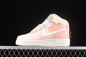 NIKE Air Force 1 Hi UT Air Force Cherry Pollen High-top Leisure Board shoes CQ4810-621