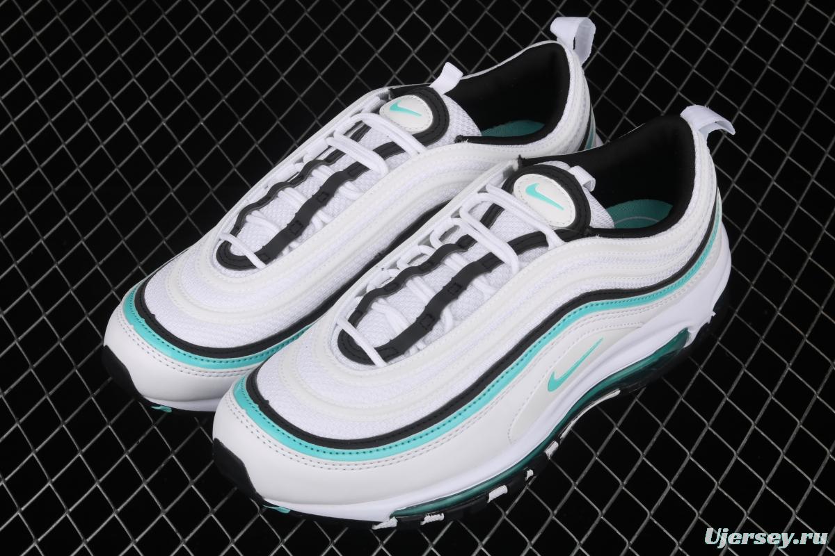 NIKE Air Max 97 White and green bullet air cushion running shoes CZ3574-130