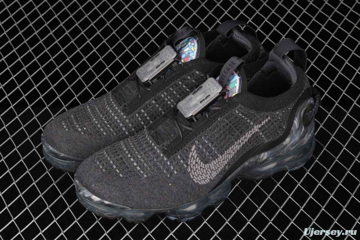 NIKE Air Vapormax 2020 Flyknit fly-woven fast tie full-palm air cushion jogging shoes CJ6740-002