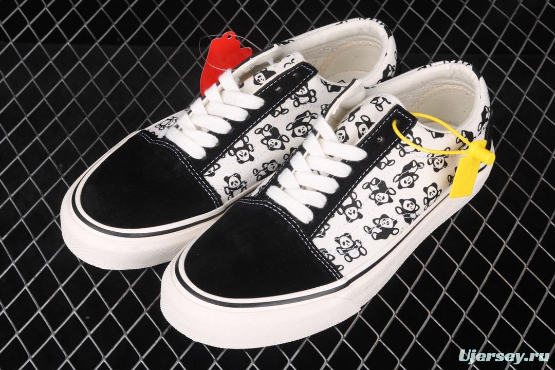 Vans Old Skool Vans Anaheim classic series giant panda low-top casual board shoes VNOA3023W33