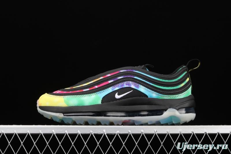 NIKE Air Max 97 Golf Golf shoes Classic Crossing bullet Air cushion running shoes CK1219-001
