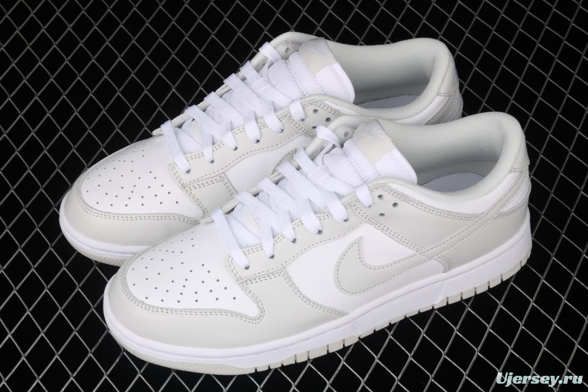 NIKE SB DUNK Low dunk series white light gray color matching low-side leisure sports skateboard shoes DD1503-103