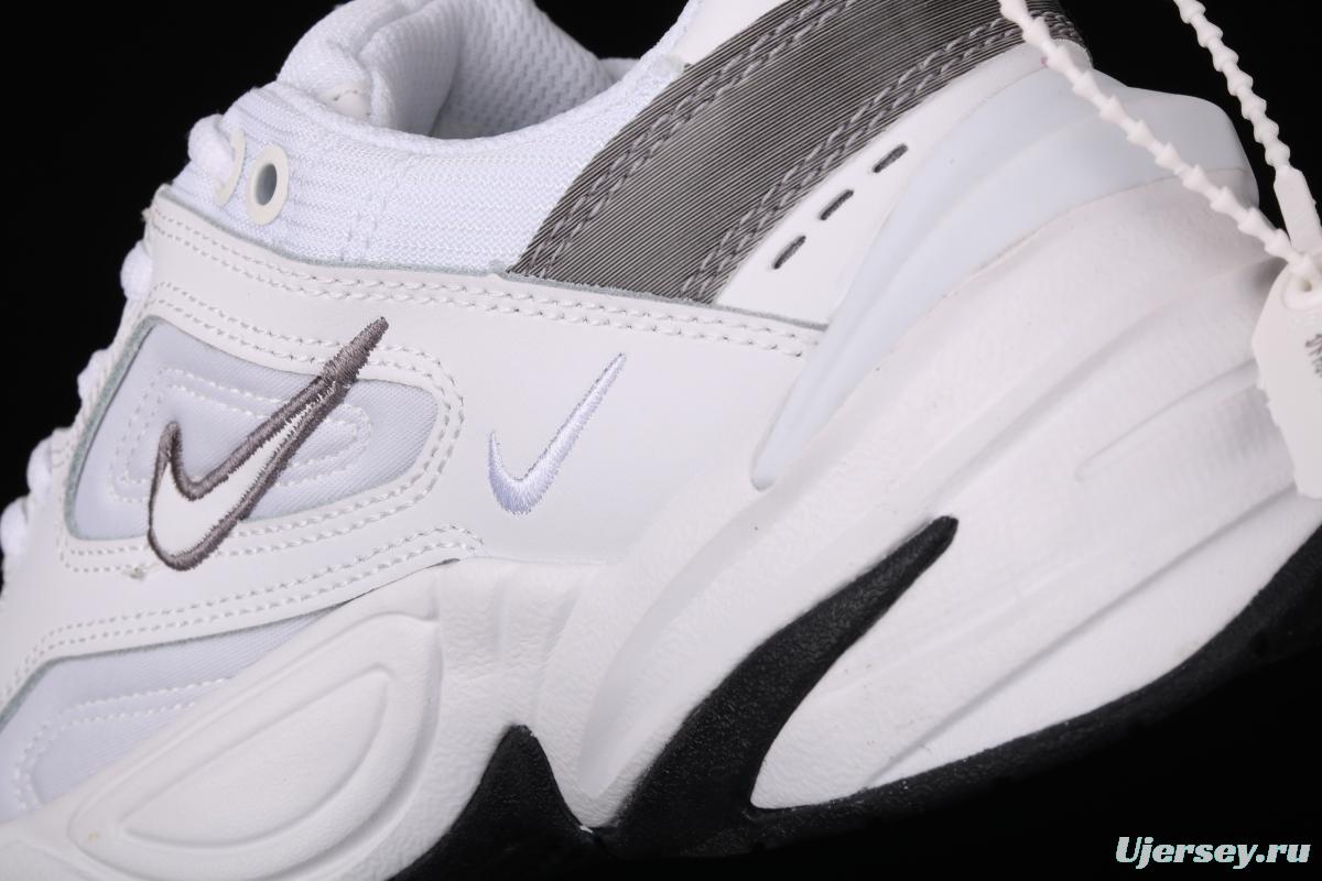 NIKE M2K Tekno white and gray color retro sports daddy shoes BQ3378-100