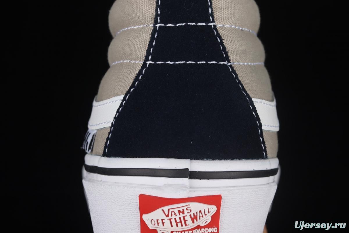 Vans SK8-Mid Pro side checkerboard small mark middle side professional skateboard shoes VN0A3WM32PD