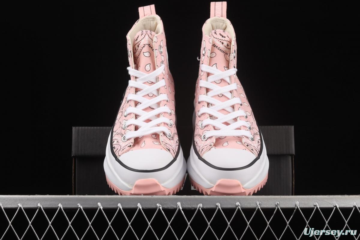 Converse Run Star Motion Converse CX futuristic series cashew flower thick-soled cake shoes 171942C